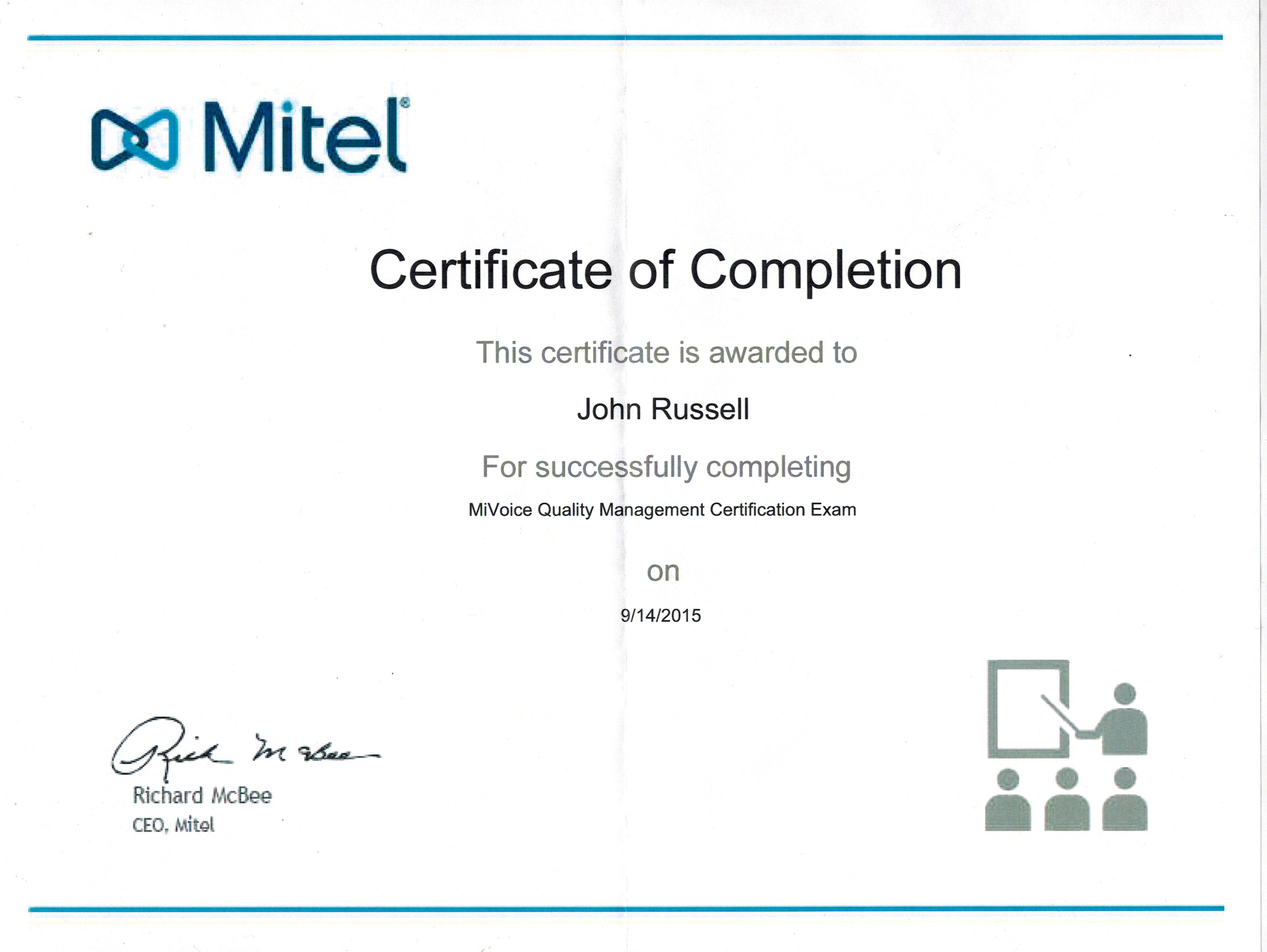 Certificate image